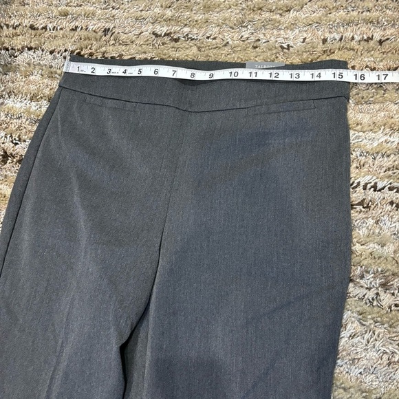 NWT Talbots size 4 Refined Bi-Stretch Straight Leg Pants High Waist Gray - Picture 9 of 12